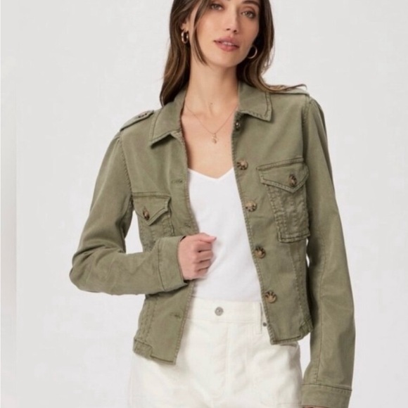 PAIGE Pacey Sage Utility Jacket for Women XS NWOT - Picture 1 of 5